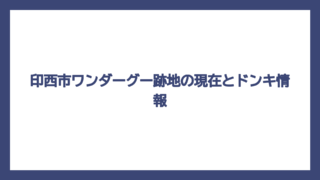印西市ワンダーグー跡地の現在とドンキ情報