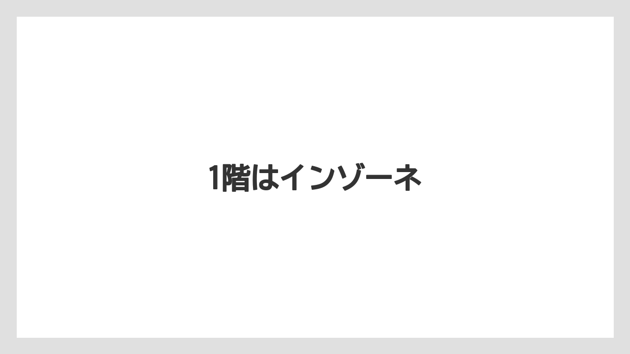 1階はインゾーネ